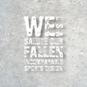 ISD私たちはクルーネックのスウ落ちたェットシャツに敬礼 スウェットシャツ