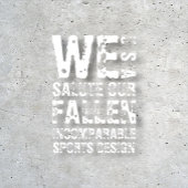 ISD私たちは私たちの基本プルオーバー落ちたスウェットシャツに敬礼する パーカ