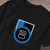 ISD ブラック ブルー ホワイト ストリートウェア アーバン Tシャツ