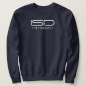 ISD メンズ MMXXV クルー ネック  スウェットシャツ (デザイン正面)