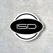 ISD ユニセックス ロゴタイプ III Tシャツ