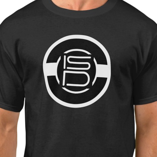 ISD ユニセックス ロゴタイプ Tシャツ