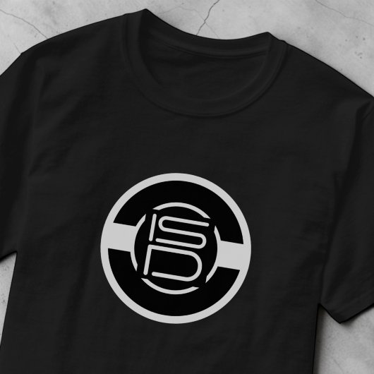 ISD ユニセックス ロゴタイプ Tシャツ