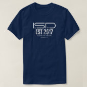 ISD ユニセックス ロゴ ベーシック Tシャツ III (デザイン正面)