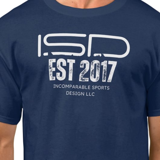 ISD ユニセックス ロゴ ベーシック Tシャツ III