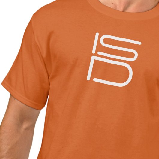 ISD ユニセックス ロゴTシャツ Tシャツ