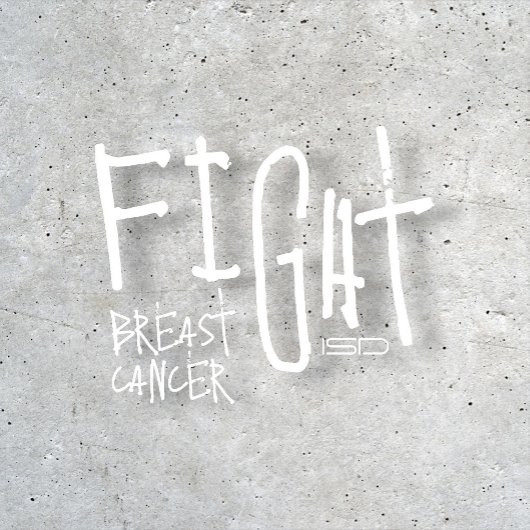 ISD、乳がんTシャツと闘う Tシャツ