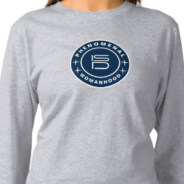 ISD 女性のフェノメナル・ウーマン・フッド・ロングスリーブ  Tシャツ