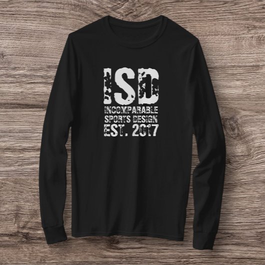 ISD Est 2017基本長袖Tシャツ Tシャツ