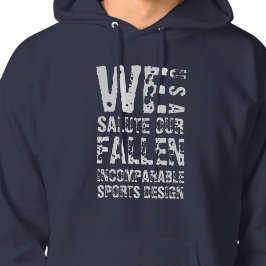 ISD We Salute Our Fallen ベーシックプルオーバー スウェットシャツ