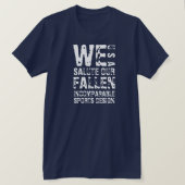 ISD We Salute Our Fallen ベーシックTシャツ Tシャツ (デザイン正面)