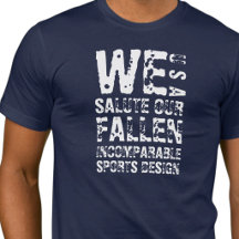 ISD We Salute Our Fallen ベーシックTシャツ