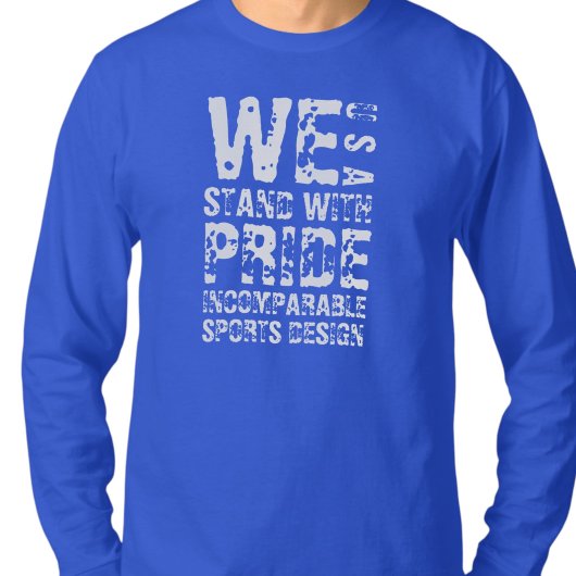 ISD We Stand With Pride USA ロンT Tシャツ