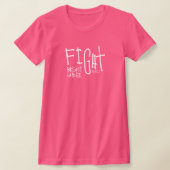 ISD Women's Fight Breast Cancer T-Shirt Tシャツ (レイダウン)