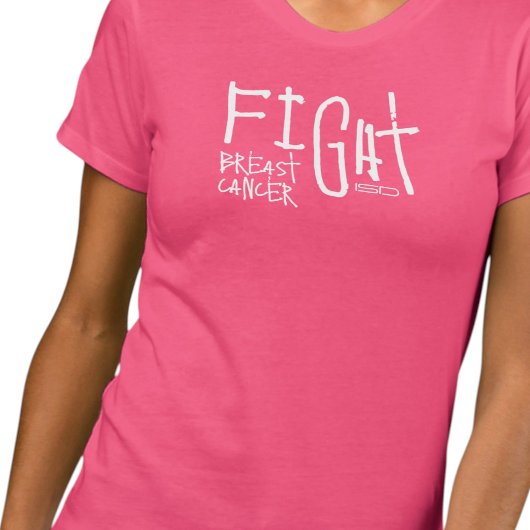 ISD Women's Fight Breast Cancer T-Shirt Tシャツ