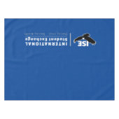 ISEブルーテーブルクロス、4足×5.5足 テーブルクロス (正面(横))