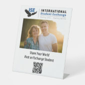 ISEペデスタル記号、10" x 12" 台座サイン (正面)