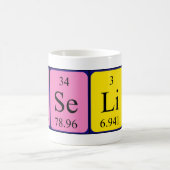 Iselin定期的なテーブル名mag コーヒーマグカップ (中央)