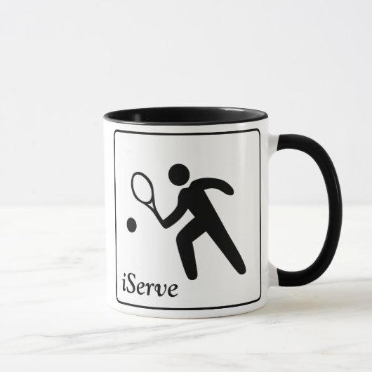 iServe テニス マグ (右)