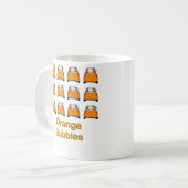 isettaのオレンジ コーヒーマグカップ (正面左)