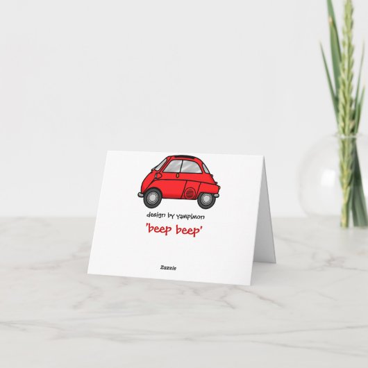 Isettaの誕生日 カード (裏面)