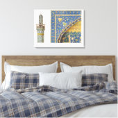 IsfのMesdjid-i-Shahの建築詳細 キャンバスプリント (インサイチュ (寝室))