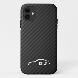 ISF白いブラシストロークロゴ iPhone 11 ケース