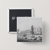 IsfahaのMadrasaイMasjid-i Shahのサルタンフセイン、 缶バッジ (正面&裏面)