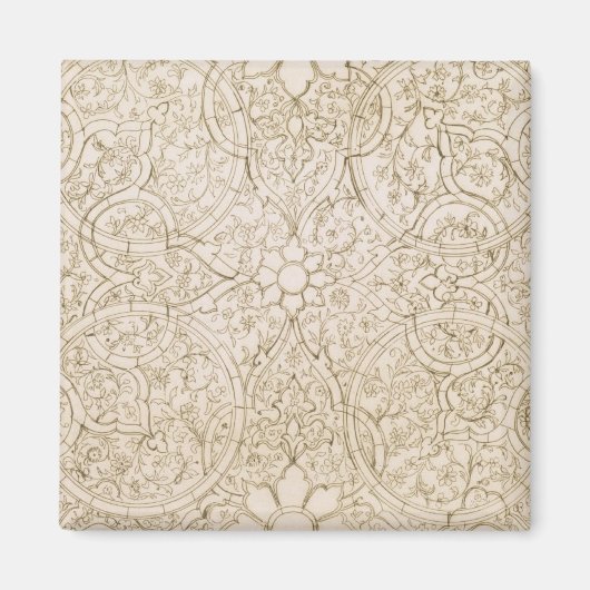 Isfahanのパールルームの天井デザイン マグネット (正面)