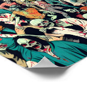Isfahan with zombies - Persian (iran) design ポスター (角)