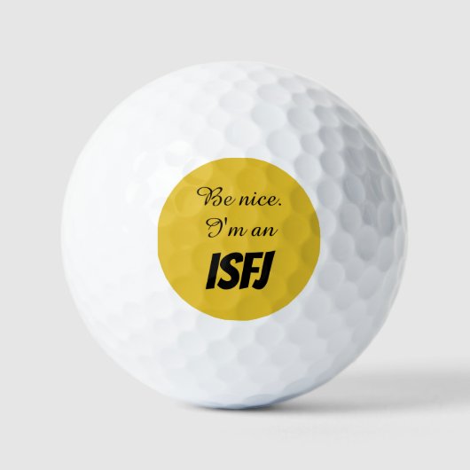 ISFJ ゴルフボール (正面)