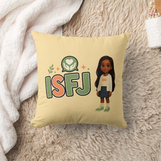 ISFJ — A Guardiã da Harmonia クッション (ブランケット)