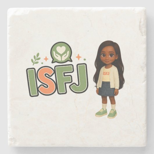 ISFJ — A Guardiã da Harmonia ストーンコースター (正面)