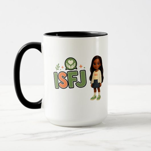 ISFJ — A Guardiã da Harmonia マグカップ (左)