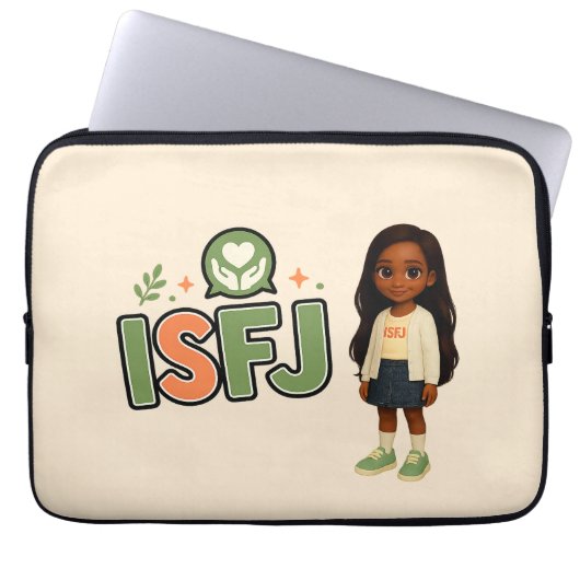ISFJ — A Guardiã da Harmonia ラップトップスリーブ (正面)