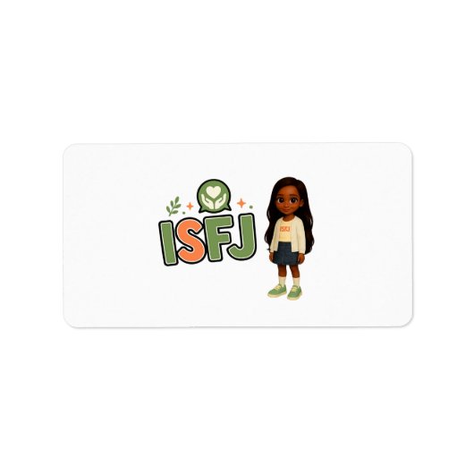 ISFJ — A Guardiã da Harmonia ラベル (正面)