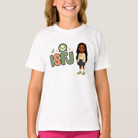 ISFJ — A Guardiã da Harmonia Tシャツ (正面)