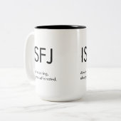 ISFJ Always気に's Mug Gift ツートーンマグカップ (正面左)
