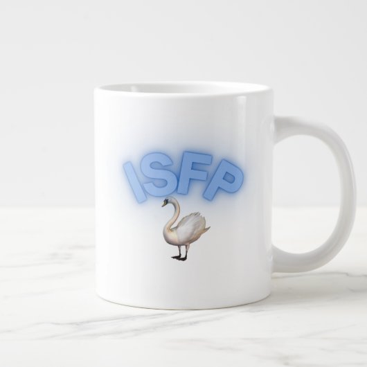 ISFPパーソナリティタイプの愛らしいスペシャルティマグカップ ジャンボコーヒーマグカップ (右)