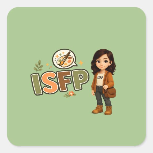 ISFP — A Artista Livre スクエアシール (正面)