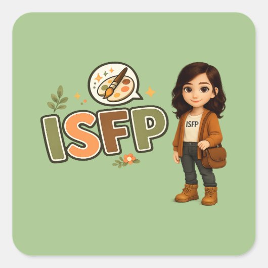 ISFP — A Artista Livre スクエアシール (正面)