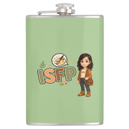 ISFP — A Artista Livre フラスク (正面)