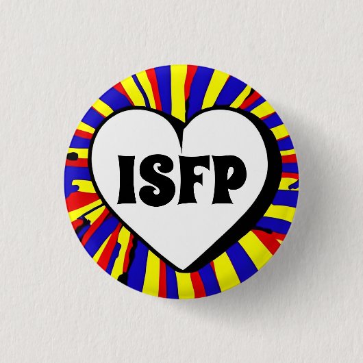 ISFP MBTI 3 Cmラウンドバッジ 缶バッジ (正面)