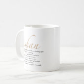 Ishanのマグ コーヒーマグカップ (正面左)