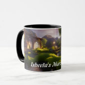 Isheeta's Morning Teaカスタマイズ可パーソナライズされた能 マグカップ (正面左)