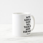 Ishmaelの画像的な引用文のコーヒー・マグ- 2つは味方しました コーヒーマグカップ (正面右)