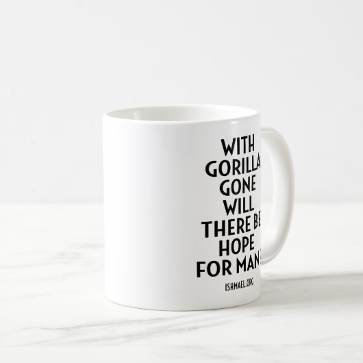 Ishmaelの画像的な引用文のコーヒー・マグ- 2つは味方しました コーヒーマグカップ (正面右)