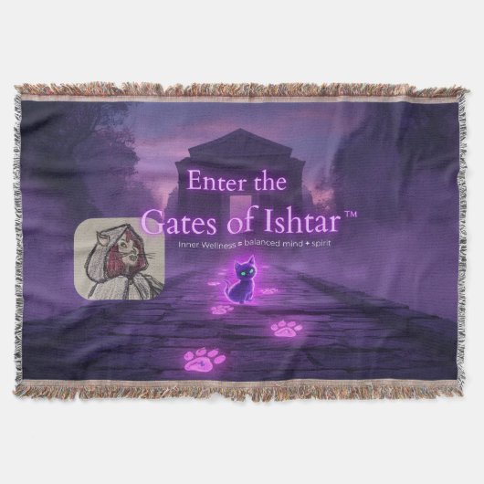 Ishtar's Inner Sanctuary blanket スローブランケット (正面)