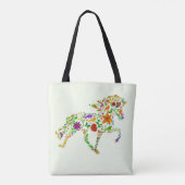 Isi Blume farbig トートバッグ (裏面)