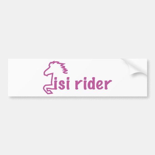 isi rider バンパーステッカー (正面)